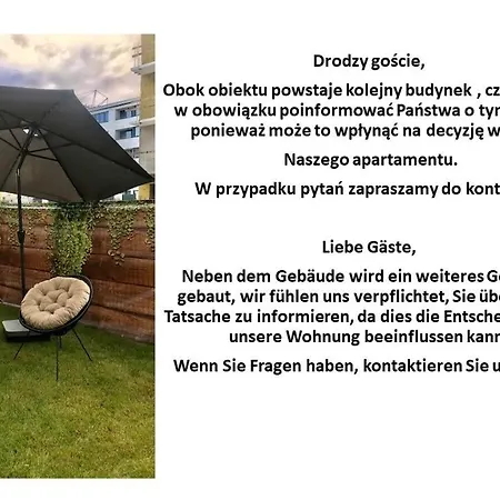Apartament Natural Z Ogrodkiem W Baltic Marina Appartamento